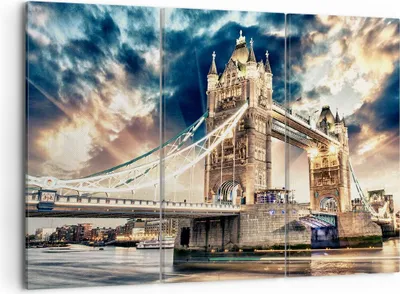 Produktbild von Bild auf Leinwand - Leinwandbild - London parlament architektur groß ben - 105x70cm - Wand Bild - Wanddeko - Leinwanddruck - Bilder - Kunstdruck - Leinwand bilder - Wandkunst - CE105x70-2438