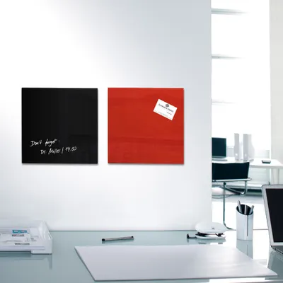Productafbeelding van SIGEL GL158 Glas-magnetisch bord Artverum - superwit, 30 x 30 cm
