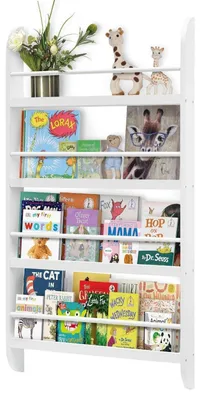 Immagine prodotto di Libreria per bambini, 4 ripiani, legno, dimensioni 116x60x10 cm