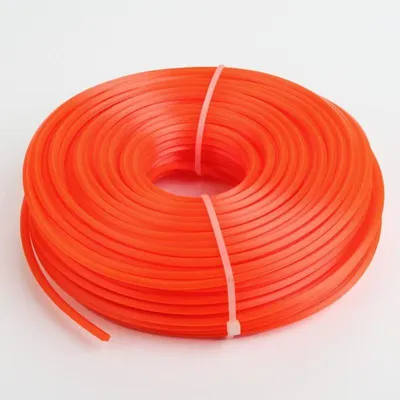 Produktbild von Mähfaden Quadratisch, 3.0 mm, 15 Meter, Verstärktes Nylonseil, Ersatzfaden, Rasentrimmer Trimmerfäden, Trimmerschnur Motorsense, Rasenmähermesser
