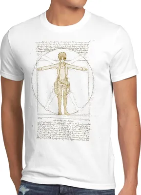 Produktbild von A.N.T. Vitruvianischer Eren Herren T-Shirt Jäger on attack aufklärungstruppe
