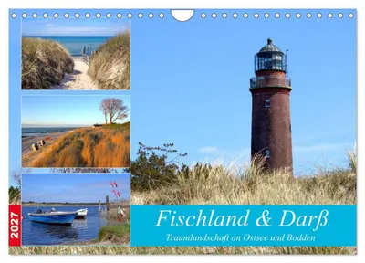 Produktbild von Fischland & Darß Traumlandschaft an Ostsee und Bodden (Wandkalender 2027 DIN A4 quer), CALVENDO Monatskalender