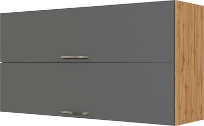 Produktbild von Held Möbel Klapphängeschrank Sorrento BxTxH 110 x 34 x 57 cm anthrazit matt zerlegt Anschlag reversibel 353.6271
