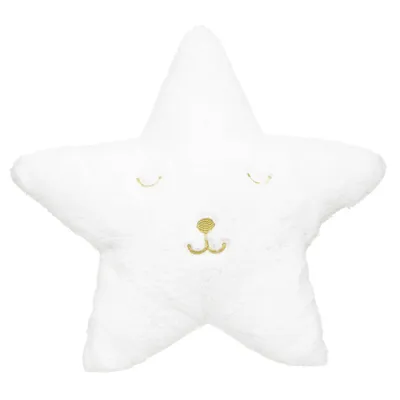 Image de Kinderkissen stern weiß 39x39cm  - Atmosphera créateur d'intérieur