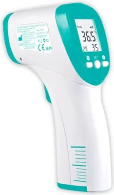 Image de Thermomètre infrarouge Little balance LB Scan IR blanc/turquoise