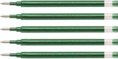 Produktbild von Pilot Gelpen G2 07, grüner Tintenpatrone – 5er-Pack