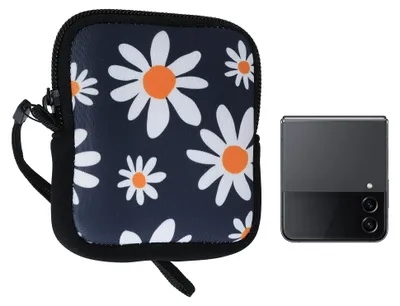 Produktbild von kwmobile Handytasche für faltbare Smartphones XXS - 3 / 3,5" Hülle - Neopren Tasche - Telefon Tasche mit 10 x 8 x 2 cm Innenmaße - Kleine