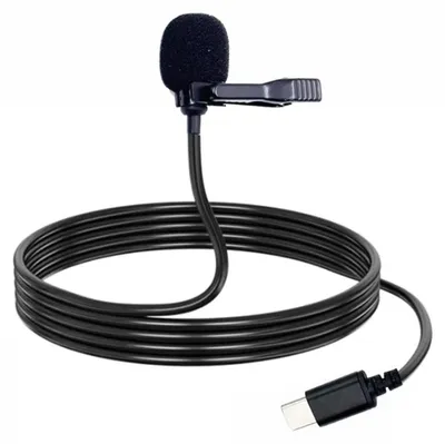 Immagine prodotto di Microfono USB-C, microfono lavalier di tipo C per vlog e streaming in diretta