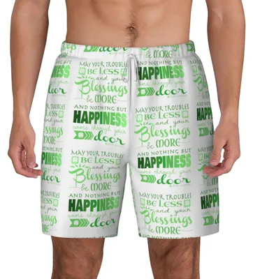 Imagen del producto de Bendición de Ierse. Pantalones de baño para hombre, ideales para el Día de San Patricio