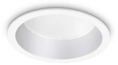 Zdjęcie produktu dla Reflektor LED do zabudowy Ideal Lux, głęboki, 10 W, 3000 K, 249018, 1200 lm, IP44, 10,3 cm, biały