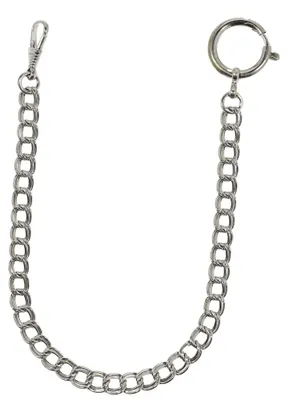 Produktbild von MIAMAR 9024 Herren Uhrenkette Verchromt Silber 35 cm