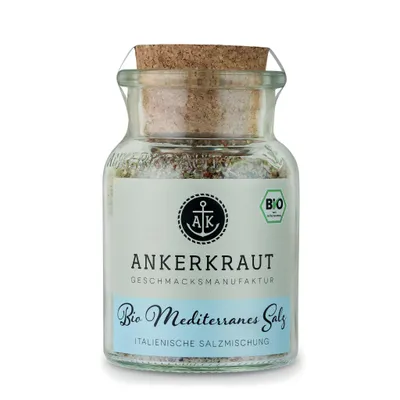 Produktbild von Mediterranes Salz, 120g im Korkenglas