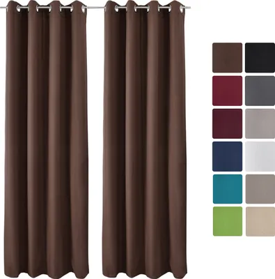 Produktbild von 2er Set Ösenschal Amelie Luna thermo 140x245 cm
