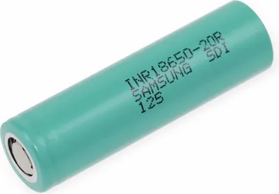Immagine prodotto di Batteria SAMSUNG agli ioni di litio INR18650-20R, 3,6 V/2,0 Ah
