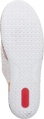 Produktbild von Rieker Damen Slipper Perforierung mit Reißverschluss 43665, Größe:38 EU, Farbe:Beige