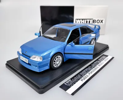 Obrázek produktu pro Opel Omega Evolution 500 (1991) Modrá Metalíza Whitebox 1:24
