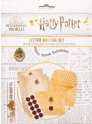 Image de Coffret d'écriture Harry Potter avec plume, encre et papier