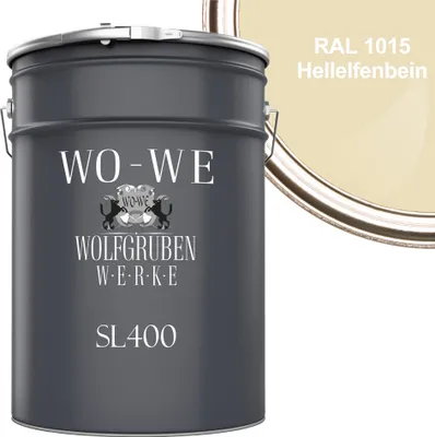 Produktbild von Schwimmbadfarbe Poolfarbe Schwimmbeckenfarbe SL400  Hellelfenbein RAL1015 - 5L