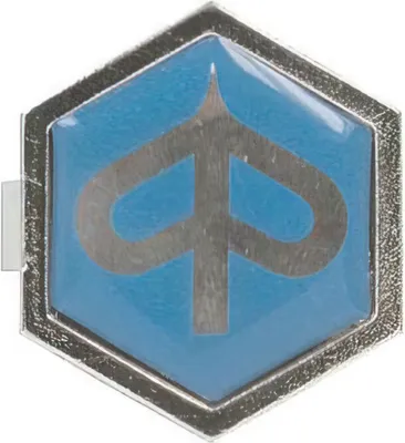 Imagen del producto de Placa cromada hexagonal para Piaggio