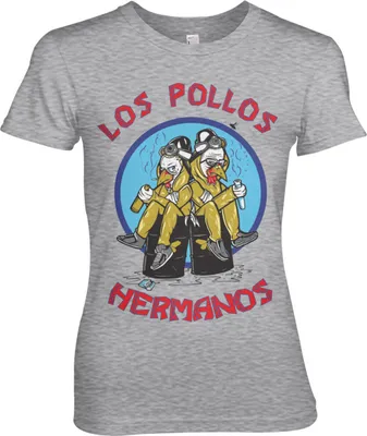 Produktbild von Walter & Jesse Hermanos Girly Tee - X-Large - HeatherGrey