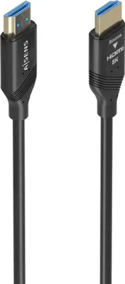 Produktbild von AISENS A153-0934, 15 m, HDMI Typ A (Standard), HDMI Typ A (Standard), 3D, 48 Gbit/s, Schwarz