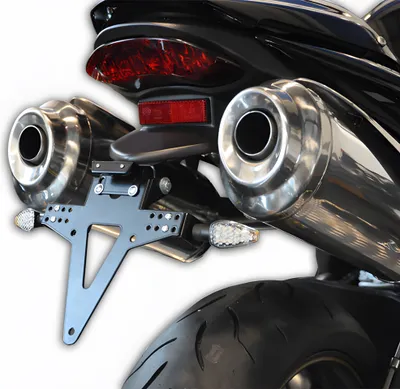 Obrázek produktu pro Držák registrační značky ZIEGER Classic kompatibilní s Triumph Street Triple 675 BJ 2007-12 / Street Triple 675 R BJ 2007-12