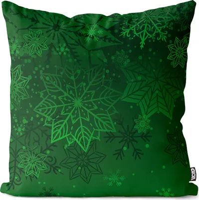 Produktbild von VOID Weihnachtsstern grün Kissenbezug Kissenhülle Sofakissen Kissen Deko Outdoor-Kissen Dekokissen