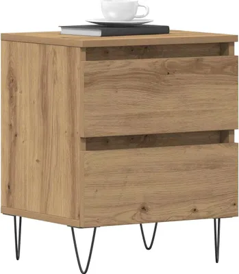 Obrázok produktu pre vidaXL Nočný stolík dub ručne vyrobený 40 x 35 x 50 cm materiál na báze dreva