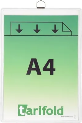 Produktbild von Hängetafeln A4 hoch weiß 5 Stück
