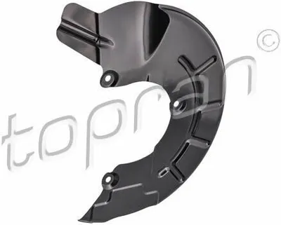 Produktbild von TOPRAN Spritzblech Bremsscheibe für VW POLO (9N) Vorne Links 116 445 Ankerblech