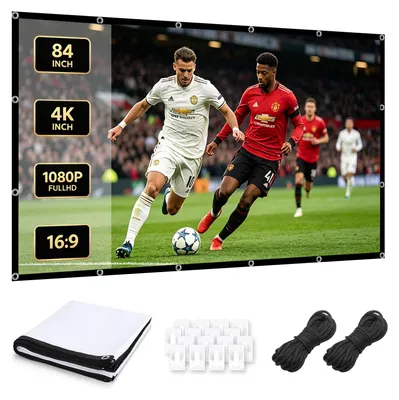 Produktbild von Projektionswand 120 Zoll 16:9, für Außenbereich, Polyester, 4K HD