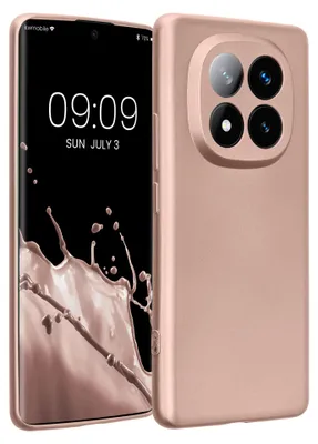 Produktbild von kwmobile Handyhülle kompatibel mit Xiaomi Redmi Note 14 Pro+ 5G / Redmi Note 14 Pro Plus 5G Hülle - weiche Silikon Case metallisch schimmernd in