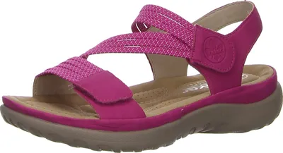 Produktbild von Rieker Sandaletten,Stadtbd.b.25mm o.Fußb in rose/pink, Gr. 36