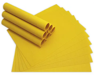 Produktbild von Tischsets BORDA 12er Set Gelb als Tischuntersetzer