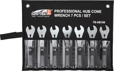 Produktbild von SUPER B Schlüsselsatz - WRENCH SET HB100 - Silber