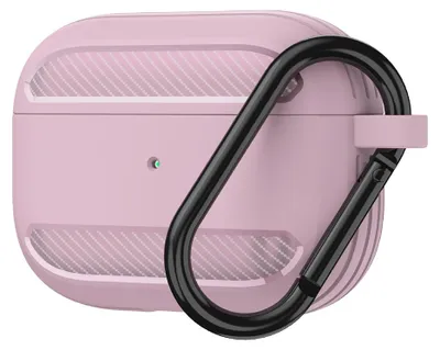 Zdjęcie produktu dla Techsuit Carbon Silicone etui do AirPods 3 – różowe