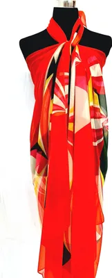 Produktbild von XXL Multifunktions Pareo Schal Wickelrock Strandtuch Wickeltuch Sarong Bademode Trägerkleid P18