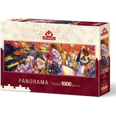 Zdjęcie produktu dla ART PUZZLE Panoramapuzzle Colours of Jazz 1000 Teile