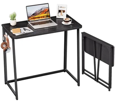 Zdjęcie produktu dla Składane biurko 80 cm do małych pomieszczeń