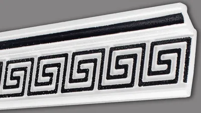 Produktbild von Marbet | Stuckleiste | B-21 | Styropor Deckenleiste | Hochwertig | 28 x 73 x 2000 mm | Polystyrol Leiste | Modern | Robust | Langlebig | Schwarz | 1 Stück