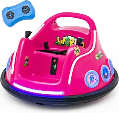 Immagine prodotto di Autoscontro per bambini da 12 V, rotazione a 360°, musica e telecomando