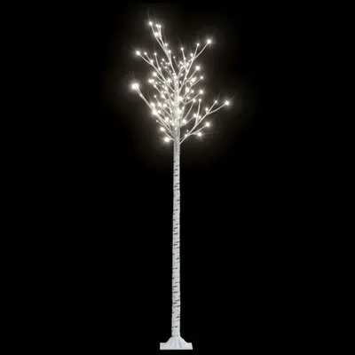 Productafbeelding van Kerstboom wilg met 220 koudwitte LED's binnen en buiten 2,2 m