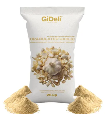 Image de Ail en granulés 25 kg Viande Légumes Poisson Aromatique Barbecue Naturel GiDeli