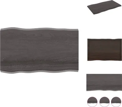 Obrázek produktu pro vidaXL Stolová deska 100x60x(2-4) cm z masivního dřeva s ošetřenou hranou stromu - Stolové desky