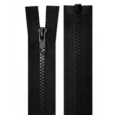 1 Reißverschluss Profil 5mm 70 cm teilbar, Autolock, schwarz