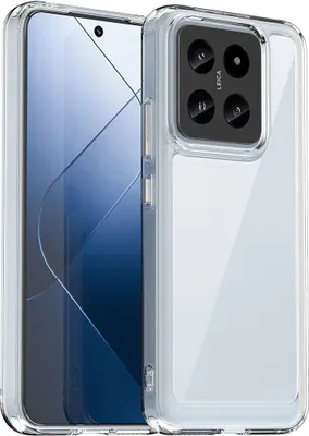 Image de Etui pour Xiaomi 14 transparent, étui de protection antichoc en silicone TPU Transparent