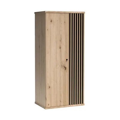 Produktbild von Drehtürenschrank mit 2 Türen, Lamellenfront ohne Metallbeine, CAYA C-1, Artisan