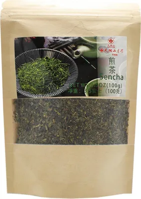 Produktbild von [ 100g ] TIAN HU SHAN Sencha Grüntee / Sencha Grüner Tee / getrocknete Grünteeblätter / Sencha Green Tea