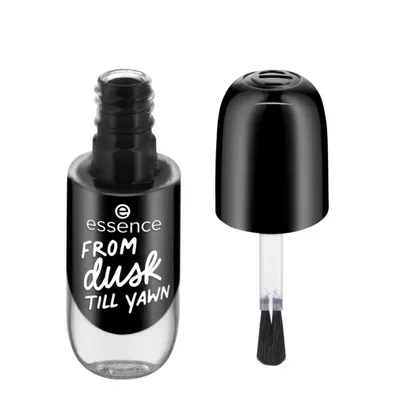 Produktbild von Essence Gel Nail, 8 ml, Schwarz, FROM dusk TILL YAWN, Färbung, Glanz, Flasche