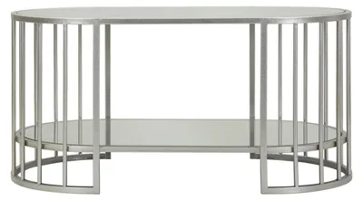 Obrázok produktu pre Konferenčný stolík Tavolo 108 x 50 x 45 cm kovové zrkadlo strieborná